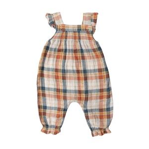 Angel Dear Plaid Jumpsuit 18-24M NWT
